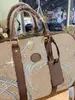 Enten-Druck-Reisetasche, Handgepäck-Reisetasche mit bedruckter Cartoon-Handtasche, Designer-Unisex-Reisetaschen, Handtaschen, beige Canvas-Leder, T2807