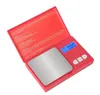 Red High precision Pocket Mini Digital Electronic Jewelry Scales 100/200/500 x 0.01g 1000g x 0.1 Battery not included