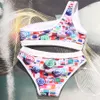 Högkvalitativ sexig kvinnor bikini baddräkt set badkläder kostymer för strand travemester med brev