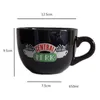 Amigos Série de TV Série Central Perk Cerâmica Céfil Copo 650ml Friends Central Perk Cappuccino Presentes de aniversário da caneca para FRIEN 210409