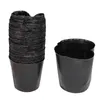 Planters & Pots 20-300PCS 15 Sizes Of Plastic Grow Nursery Pot Home Garden Planting Bags For Vegetable Flowers Plant Container Starting Box