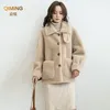 Women Winter Solid Teddy Bear Jackets Coat Ladies Thicken Warm Outerwear Loose Lambswool Fur Jacket Overcoats Woman Clothes