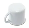 Drinkware Enamel Coffee Mug 350ml Camping Mugs Metal Blank Cup drink tool