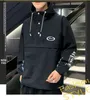 Vår och höst män hoodies sweatshirts hooded krage tröja långärmad jacka ungdom tidvatten märke casual pullover all-match top