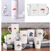 100pcs/Lot Hotsale Cute Mushroom Stickers For Laptop Skateboard Notebook Luggage Water Bottle Car Decals Kids Gifts