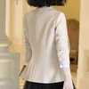 Moda de temperamento profissional moda casual blazer forma formal manga longa manga longa senhoras negócio trabalho casaco 210604