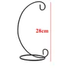 20pcs Metal Candle Holders 23cm White/Black Iron Wedding Candles Holder Candlestick Glass Ball Hanging Bracket Stand Party Decoration Other Size Available