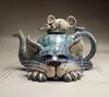 Handmade Art Cat Teapot Devil Creative Home Dekoracje Desktopowe i Ryba Ryba Żywica Rzemiosła Ogrodowa Dekoracja 220309