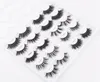 20 ~ 22mm 3D Mink rzęsy Dramtyczny Gruby Puszysty Fałszywy Rzęs Ręcznie Ręczne Fake Lashes Extension Cruelty Free Makeup Tool