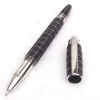 Luxury Monte Black Resin Crystal Office Roller Ball Blance Pen Gel Ink Writing Signature Fountain Pens4262430