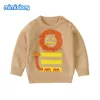 Maglione pullover da uomo e da donna piccolo leone per bambini autunno inverno all'ingrosso all'ingrosso di fabbrica