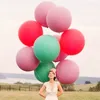 Zapasy imprezowe 36 cali LaTex duże balony pastelowe cukierki balon baby shower wystrój urodzin Dekoracja przyjęcia Dekoracja dzieci