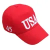 2024 미국 국기 야구 모자 조절 가능한 미국 트럼프 모자 자수 정점 캡 3 색