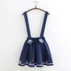 Frauen Kawaii Kleid Sommer Kurze Plissee Strap Welpen Fußabdrücke Harajuku Chic Koreanische Nette Mini Vestidos 210430