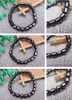 Hand Strands Hematite Bracelets Round Bead Cylindrical Magnetic Magnet Bracelet Therapy Wristband Wrap Wholesale Jewelry