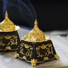 الجملة العطر الإبداعية مصابيح باللغة العربية الكلاسيكية لون الذهب البخور الموقد الديكور سطح المكتب