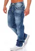 Gerade Jeans Männer Hohe Taille Jean Frühling Sommer Boyfriend-Jeans Streetwear Lose Cacual Designer Lange Denim Hosen Hosen 211120