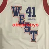 #41 Dirk Nowitzki 2004 All Star West White Basketbol Forması Dikişli Özel Herhangi Bir Sayı İsim Formaları NCAA XS-6XL