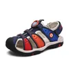 Insole Length 15-24CM 3-14 Years Children's Boys Sandals Summer Cut-outs Kids Canvas Rain Breathable Flats Shoes