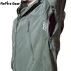 Lurker Shark Soft Shell militar táctico chaqueta hombres impermeable cálido rompevientos abrigo camuflaje con capucha US Army ropa 210909