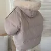 Mulheres para baixo parkas alien kitty 2021 inverno mulheres faux peles colar casacos moda sólido encapuçado engrossar casaco quente feminino outwear tops