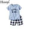 Honkbal Kinderkleding Pak Baby Boy Sport Kleding Sets Zomer Katoenen Zuigeling Tee Shirt Shorts Broek Outfits Big Game Costume 210413