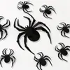 3d grandi adesivi di ragno Halloween Eve Feste Decorazioni per la casa Realistic Spiders Adesivo per la finestra della parete della camera Scarica Dis interdusta 12pcs/pacchetto th0101