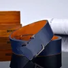 2021 Fashion Luxury Men Designers Belts Alloy V Buckle Belt Högkvalitativ äkta lädermidjeband259w