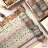 Home Green Plant Washi Tape Solid Color Masking Tape Decorative Adhesive Sticker Scrapbooking Diary Stationery Supply 2016