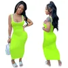 Dames Zomer Solid Mouwloze Diepe V-hals Bodycon Lange Jurk Sexy Outfit Backless Bandage Avond Party Club Gedrapeerde Jurken