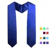 Sublimation Blanks Graduation Tie Stoles Home Textile Polyester Grad Senior Student V-neck Logo Printing For Students