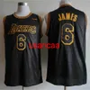 Herren 2021 neue Herren LeBron James 6 Rundhalsausschnitt Schlangenhaut schwarz gold Basketballtrikots Trikot S,M,L,XL,XXL