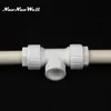 Watering Equipments 1pc Nuonuowell 1/2 "Vrouwelijke draad-20 mm Tube T-shirt Reparatie Snelle connector PVC Water Pijpen Fittingen Tuinirrigatieadapter