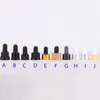 Plastic Cap/Metal Cap/Bamboo Cap Wholesale 30ml Black Glass Dropper Bottles with Pipette For E Liquid Essential Oil