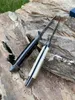 High-end tactisch vouwmes 10 inch Italiaanse maffia Stiletto automatische horizontale messen D2 Blade C81 C07 Survival Outdoor Camping Knives Garden EDC Tool