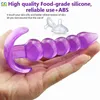 NXY Anal Plug Bestco 18+ Beads Jelly Vaginal g Spot Butt Stimulate Orgasm Massage Goods Adult Sex Toy Erotic Sm Product for Couples1215