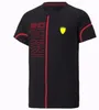 Fato de corrida de F1 personalizável, camiseta de manga curta de verão, uniforme de fábrica da equipe de Fórmula 1264M