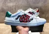 Scarpe casual da uomo di alta qualità White Green Red Stripe Italy Bee Women Sneaker Trainers 36-44