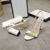 2022 Talons hauts designer Sandal Party Fashion 100% cuir Chaussure de danse Sexy 10,5 cm en daim femmes boucle en métal talon épais femmes robe de mariée chaussures grand 35-42 avec cadre