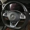 DIY Hand Sewn Steering Wheel Cover Is Suitable for Mercedes Benz E300 C200 C260 Gle320 Gle400