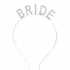Светлорадочные повязки для свадьбы для свадебных волос Золотые серебряные невеста ПРИНЦЕСС