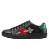 Wysokiej jakości męskie buty na dorywczo biały zielony czerwony pasek Włochy Tiger Wąż Kobiety Sneaker Trenerzy Chaussures Wlać Hommes z pudełkiem U5CY #