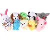 Zelfs Mini Animal Finger Baby Pluche Toy Finger Puppets Talking Props Animal Group Gevulde Plus Gevulde Dieren Speelgoed Geschenken Frozen 1055 V2