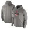 Custom Man College Football Ohio State Buckeyes OSU Sweatshirts Pull à capuche Jersey Rouge Blanc Noir Gris Taille Alternée S-3XL