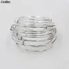 10pcs Kid Child Silvery Adjustable Wire Wrapped Expandable Bangle Charm Cuff Jewlery Wrist Bracelet 50mm/58mm Q0719