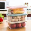 Farben Küche Aufbewahrungsbox Meeresfrüchte Obst Gemüse Eier Transparente Kunststoff Frischhüllen Gefrierschrank