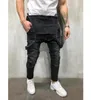 Fashion Mens Ripped Jeans Jumpsuits Street Distressed Hole Denim Bib Overalls for Man Suspender Pants Trousers Size S-3XL