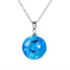 الإبداعية الأزرق السماء الأبيض سحابة النسر القلائد شفافة الكرة الراتنج قلادة قلادة للنساء الأزياء والمجوهرات هدية