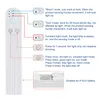 Bande lumineuse Led avec détecteur de mouvement, alimenté par batterie, Flexible, 5V, ruban de lampe à détection automatique, 2835 SMD, éclairage de placard et d'armoire