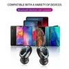 Casque Bluetooth sans fil Version améliorée Nouvel écran LED HBQ Q32 TWS True Wireless Earphone Bluetooth 5.0 Casque avec micro Mini écouteurs